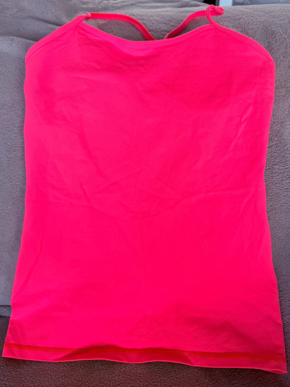 lululemon athletica Neon Pink Slim Strappy Camisole